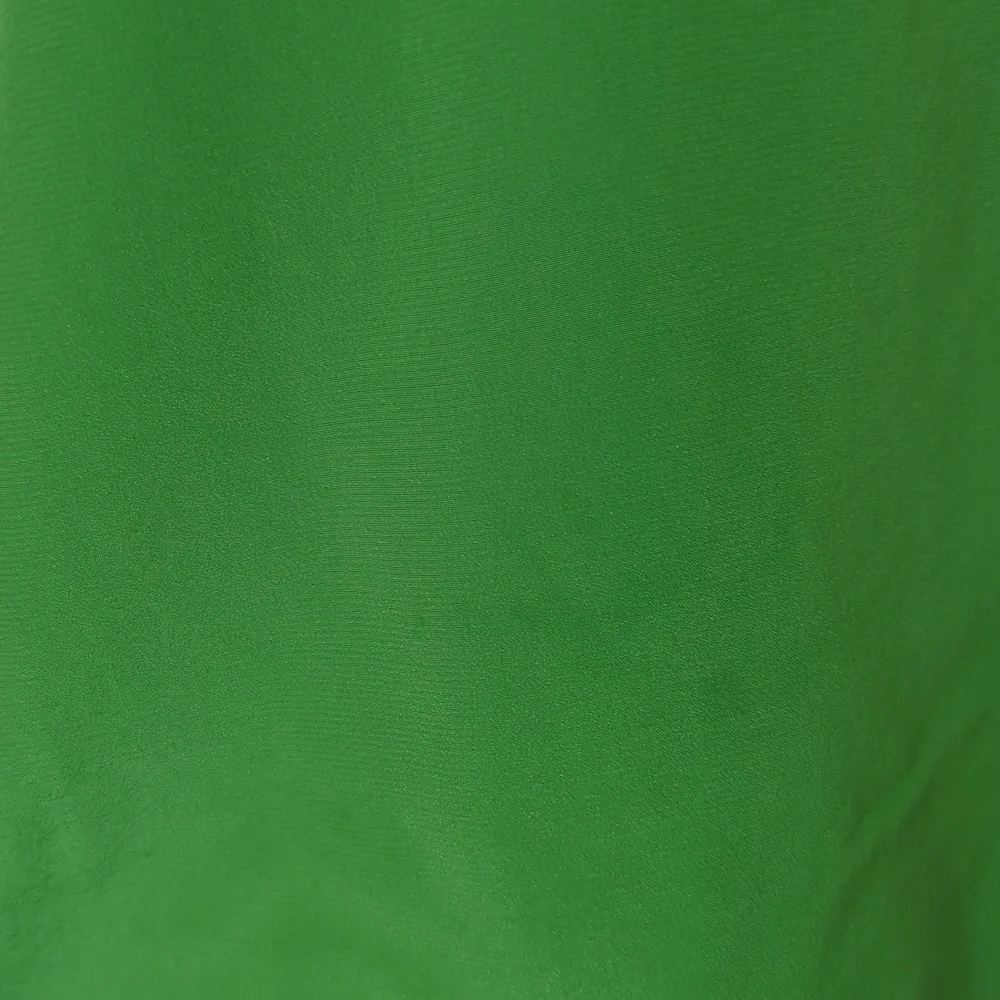 Kate Spade Bright Green Short-Sleeve Top with Pink Floral Collar